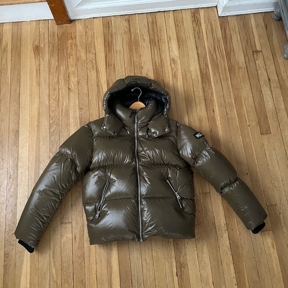 Mackage Men's Olive Puffer Jacket - Picture 4 of 15